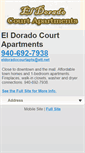 Mobile Screenshot of eldoradocourtapts.com